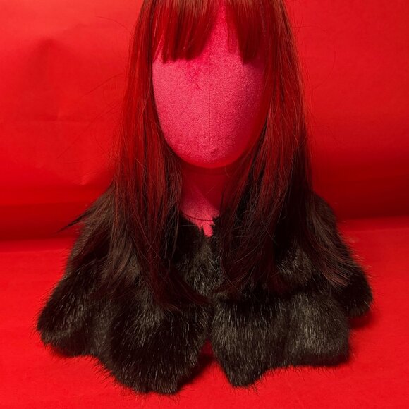 Vintage Brown Fur Collar by Ruyi: Layer Up Your Retro Winter Vibes - Picture 8 of 12